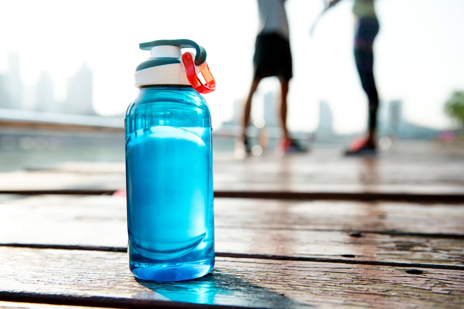 Reusable water bottle.