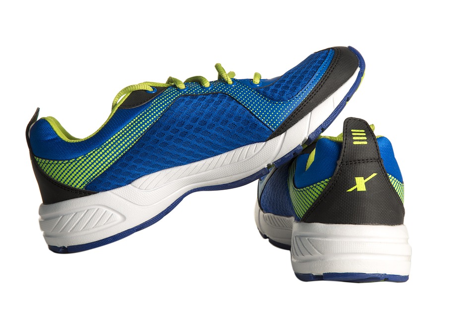 image of athletic sneakers gym essentials