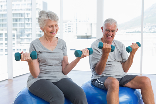 How can seniors improve muscle tone