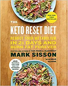 Front cover of the "Keto Reset Diet" book.